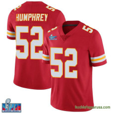 Mens Kansas City Chiefs Creed Humphrey Red Authentic Team Color Vapor Untouchable Super Bowl Lvii Patch Kcc216 Jersey C1441
